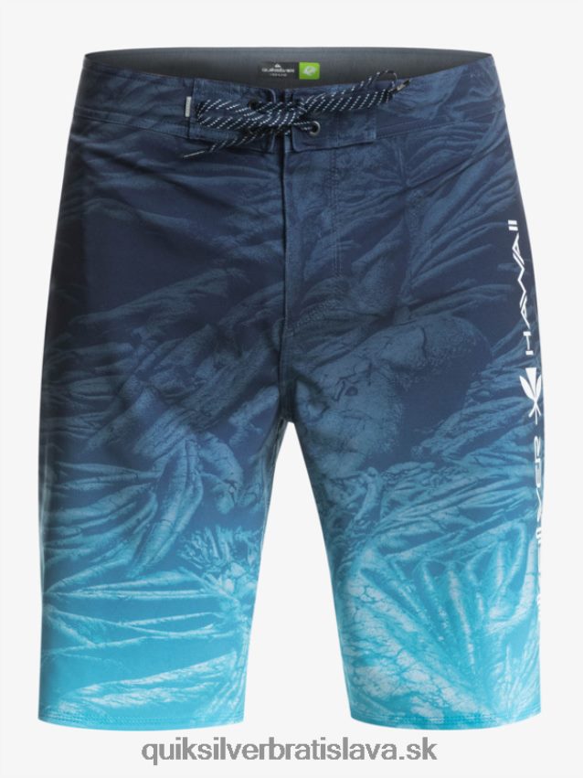 surfsilk hawaii homegrown faded 20 boardshorts Quiksilver muži B80HXR1609 insígnie modrá