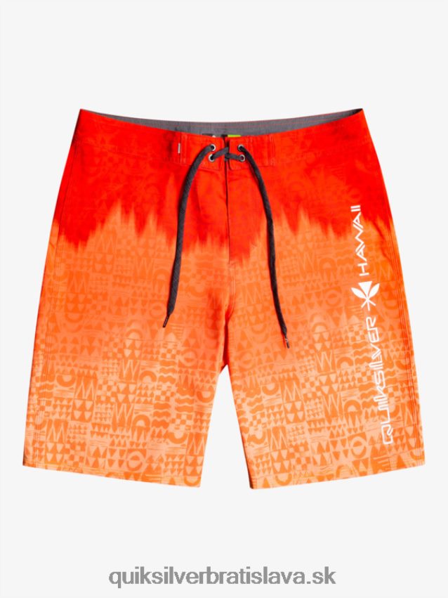 surfsilk hawaii homegrown faded 20 boardshorts Quiksilver muži B80HXR1610 vysoko riziková červená