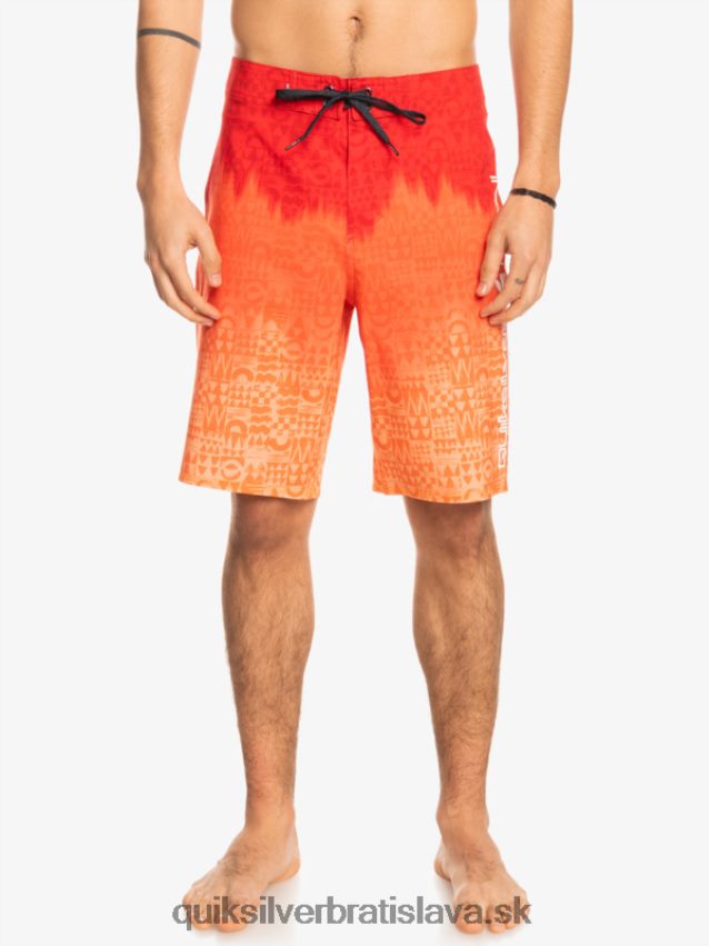 surfsilk hawaii homegrown faded 20 boardshorts Quiksilver muži B80HXR1610 vysoko riziková červená