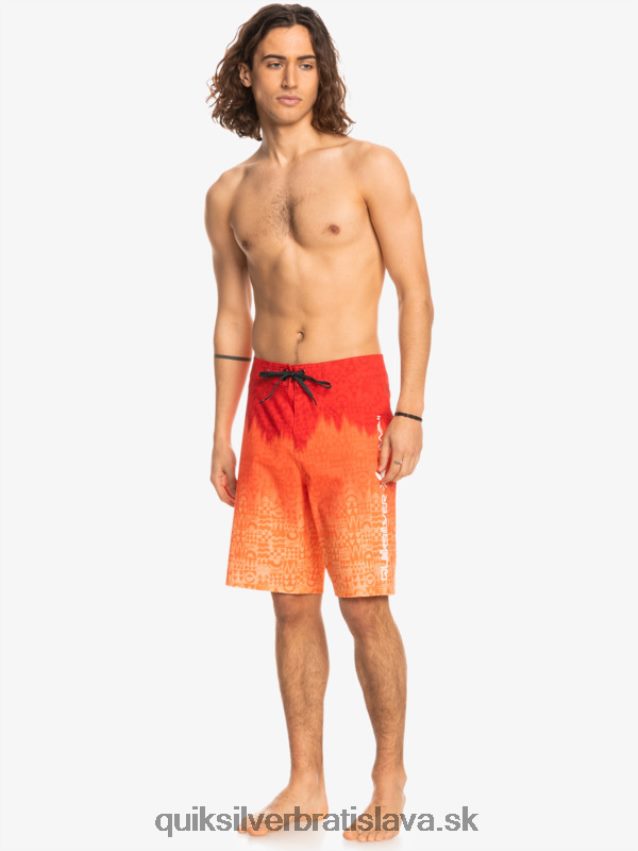 surfsilk hawaii homegrown faded 20 boardshorts Quiksilver muži B80HXR1610 vysoko riziková červená