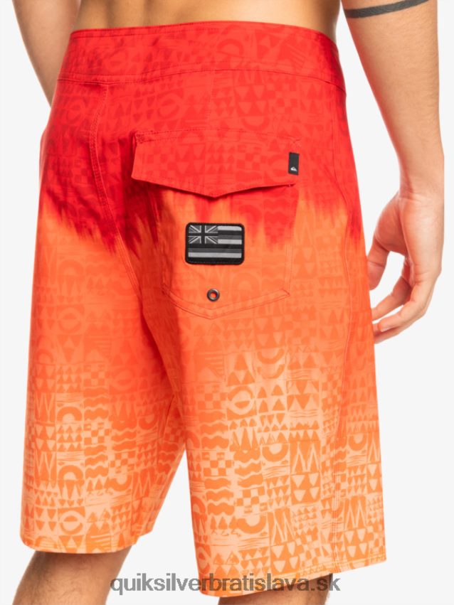 surfsilk hawaii homegrown faded 20 boardshorts Quiksilver muži B80HXR1610 vysoko riziková červená