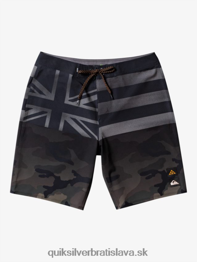 surfsilk hawaii pride 20 šortky Quiksilver muži B80HXR181 čierna