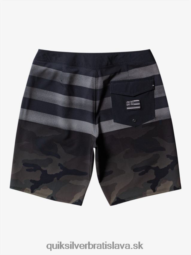 surfsilk hawaii pride 20 šortky Quiksilver muži B80HXR181 čierna