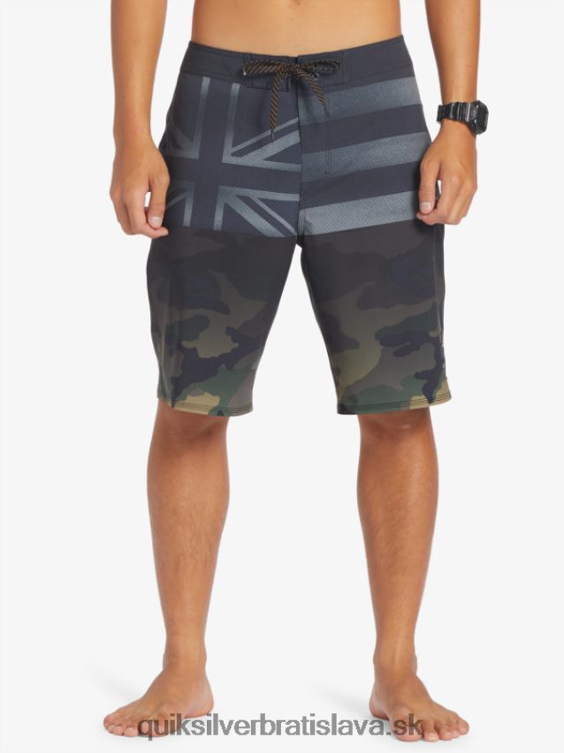 surfsilk hawaii pride 20 šortky Quiksilver muži B80HXR181 čierna