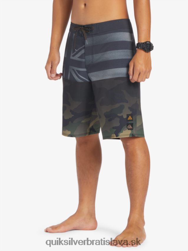 surfsilk hawaii pride 20 šortky Quiksilver muži B80HXR181 čierna