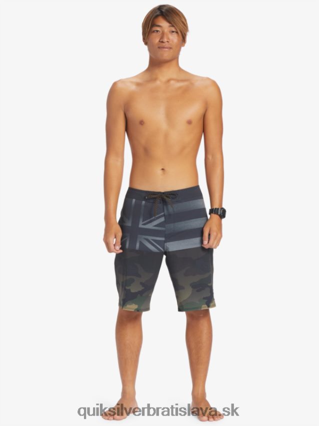 surfsilk hawaii pride 20 šortky Quiksilver muži B80HXR181 čierna