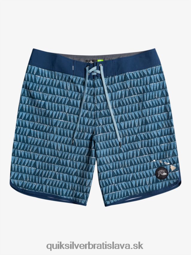surfsilk hawaii scallop 19 boardshorts Quiksilver muži B80HXR1323 provinčná modrá