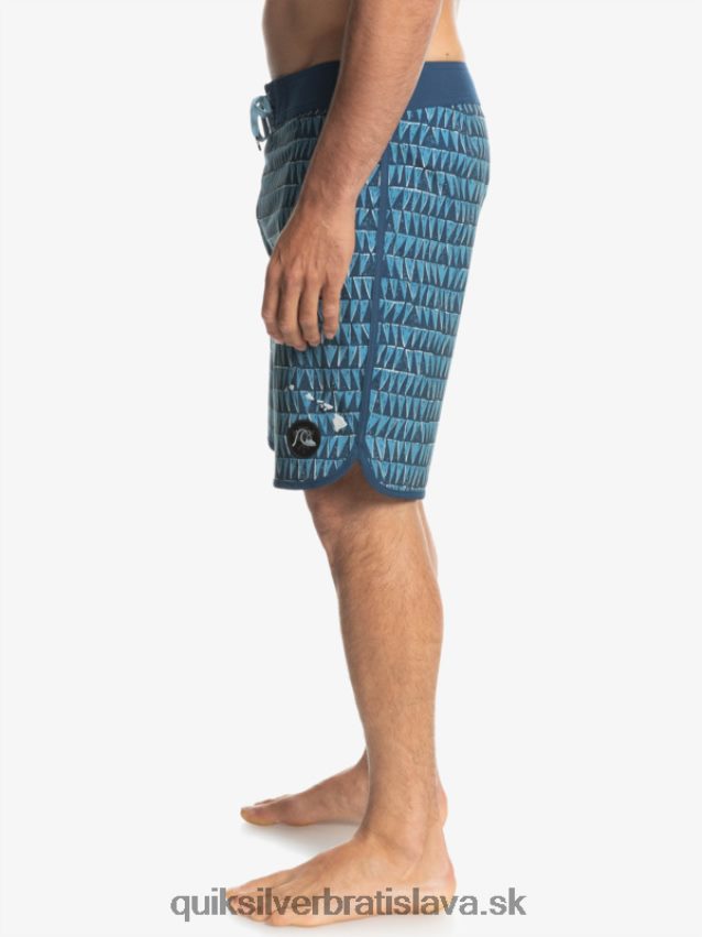 surfsilk hawaii scallop 19 boardshorts Quiksilver muži B80HXR1323 provinčná modrá