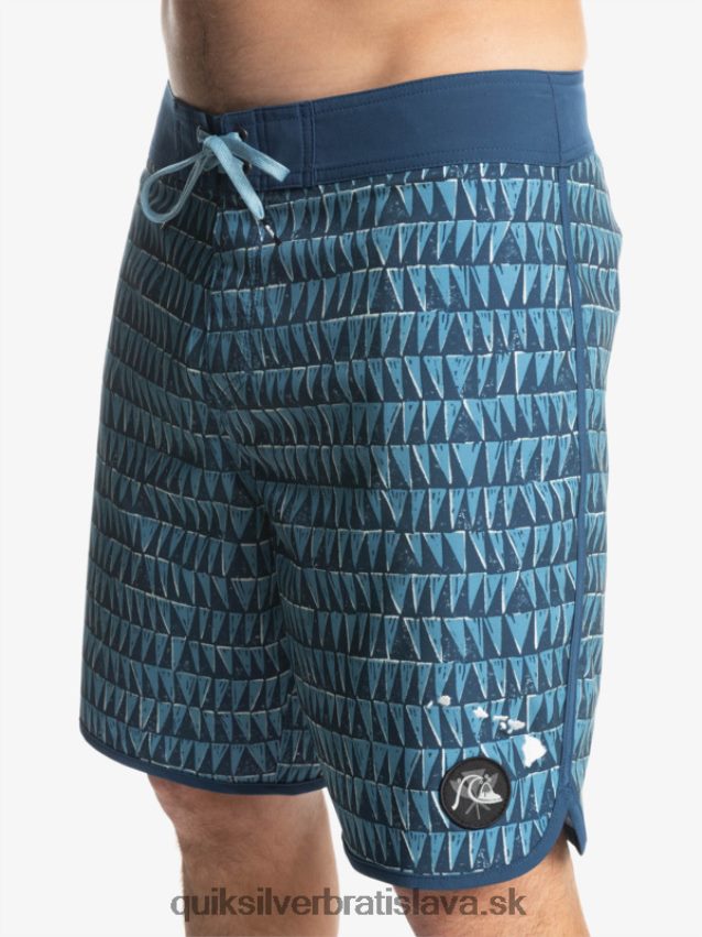 surfsilk hawaii scallop 19 boardshorts Quiksilver muži B80HXR1323 provinčná modrá