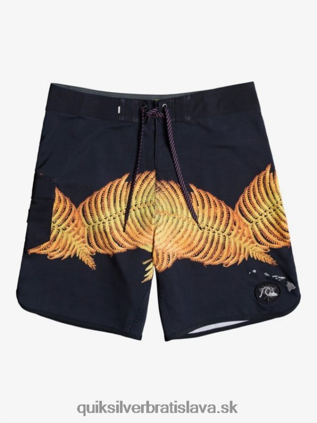 surfsilk hawaii scallop 19 boardshorts Quiksilver muži B80HXR1881 čierna