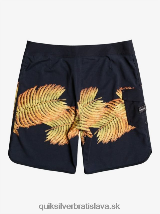 surfsilk hawaii scallop 19 boardshorts Quiksilver muži B80HXR1881 čierna