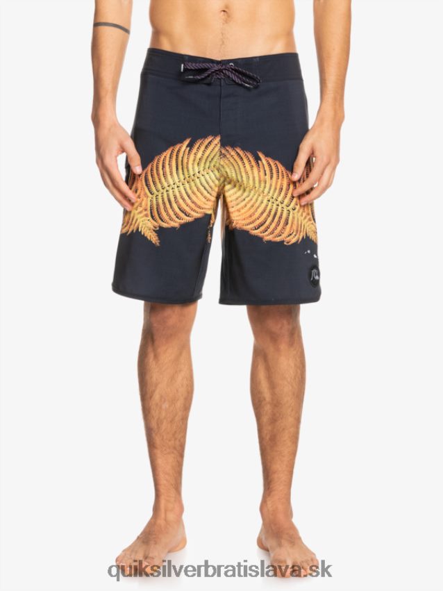 surfsilk hawaii scallop 19 boardshorts Quiksilver muži B80HXR1881 čierna