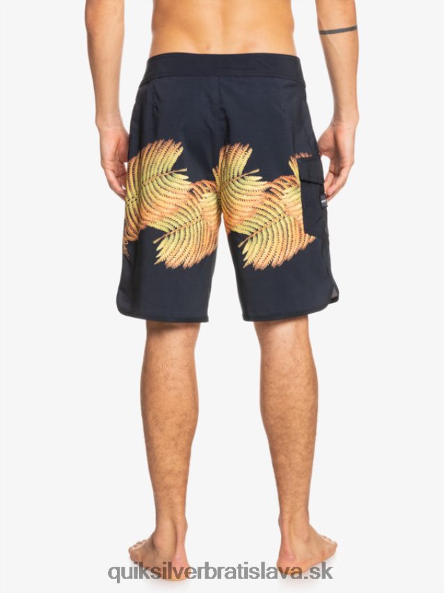 surfsilk hawaii scallop 19 boardshorts Quiksilver muži B80HXR1881 čierna