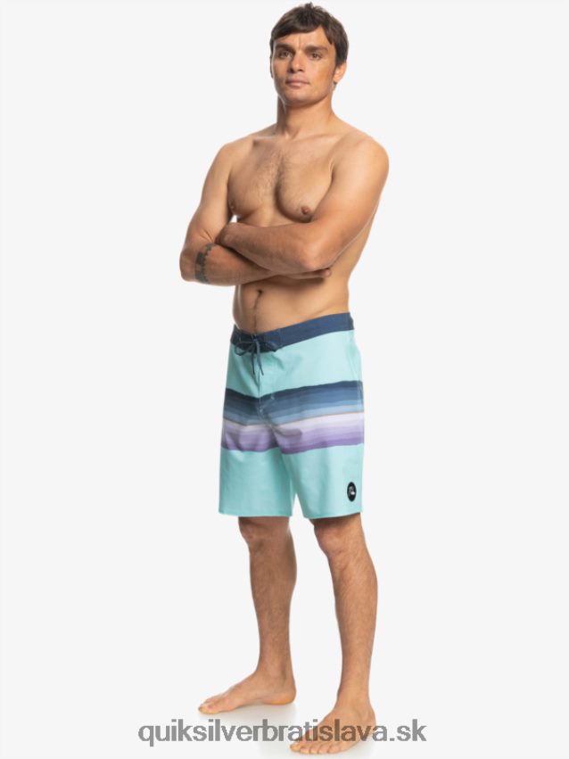surfsilk živicový odtieň 19 boardshorts Quiksilver muži B80HXR1438 anjelská modrá