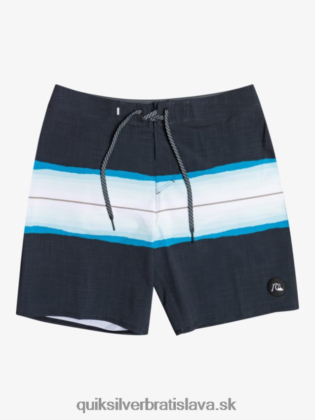 surfsilk živicový odtieň 19 boardshorts Quiksilver muži B80HXR1440 čierna