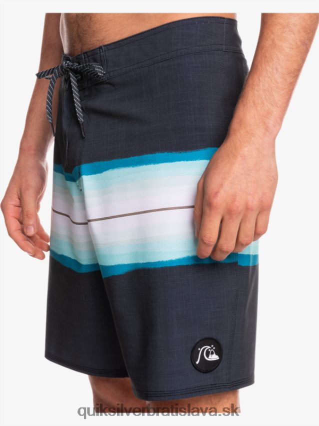 surfsilk živicový odtieň 19 boardshorts Quiksilver muži B80HXR1440 čierna