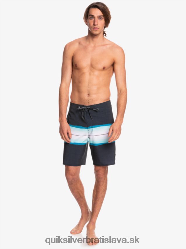 surfsilk živicový odtieň 19 boardshorts Quiksilver muži B80HXR1440 čierna