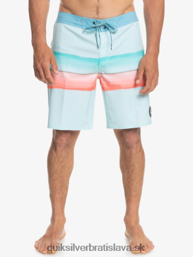 surfsilk živicový odtieň 19 boardshorts Quiksilver muži B80HXR1442 ľadové akva