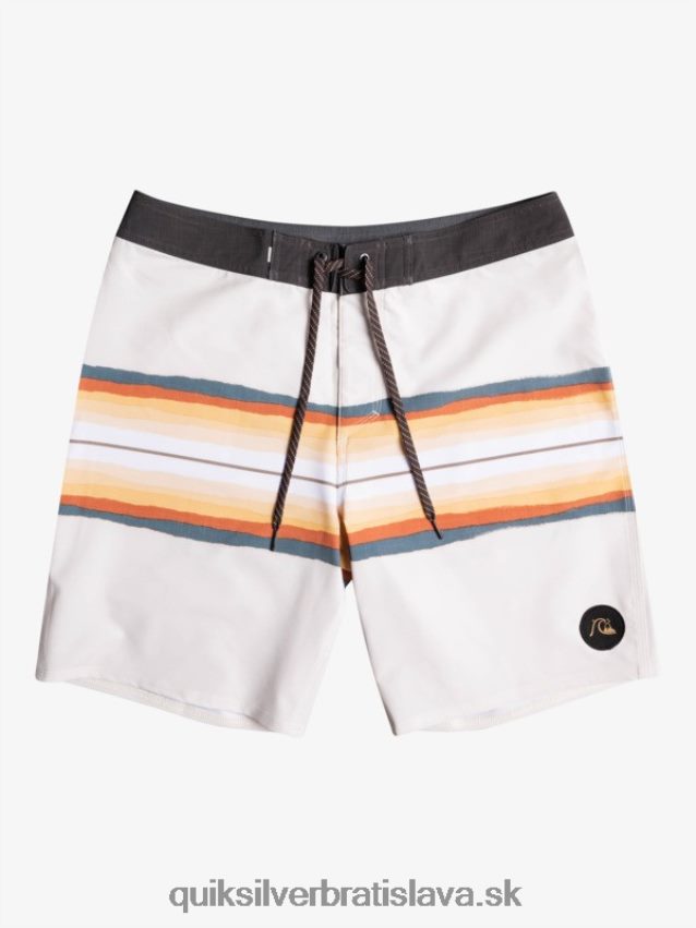surfsilk živicový odtieň 19 boardshorts Quiksilver muži B80HXR1445 starožitná biela
