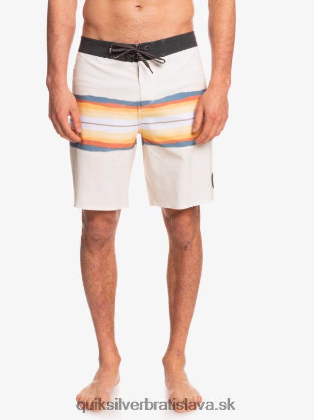 surfsilk živicový odtieň 19 boardshorts Quiksilver muži B80HXR1445 starožitná biela