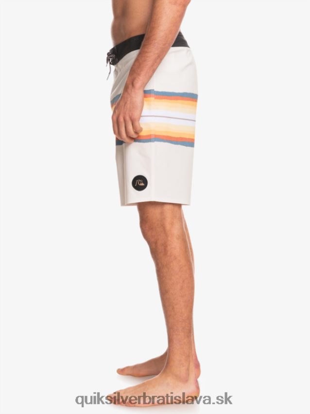 surfsilk živicový odtieň 19 boardshorts Quiksilver muži B80HXR1445 starožitná biela