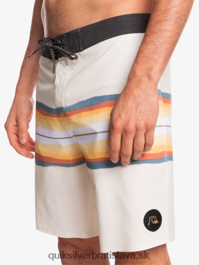surfsilk živicový odtieň 19 boardshorts Quiksilver muži B80HXR1445 starožitná biela
