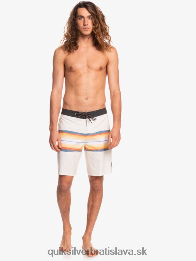 surfsilk živicový odtieň 19 boardshorts Quiksilver muži B80HXR1445 starožitná biela