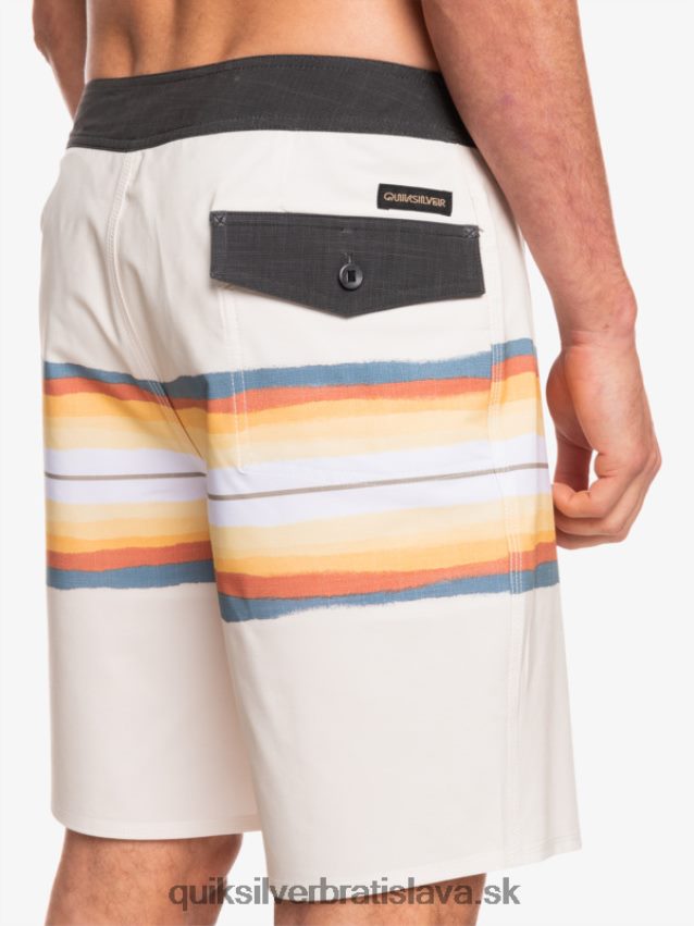 surfsilk živicový odtieň 19 boardshorts Quiksilver muži B80HXR1445 starožitná biela