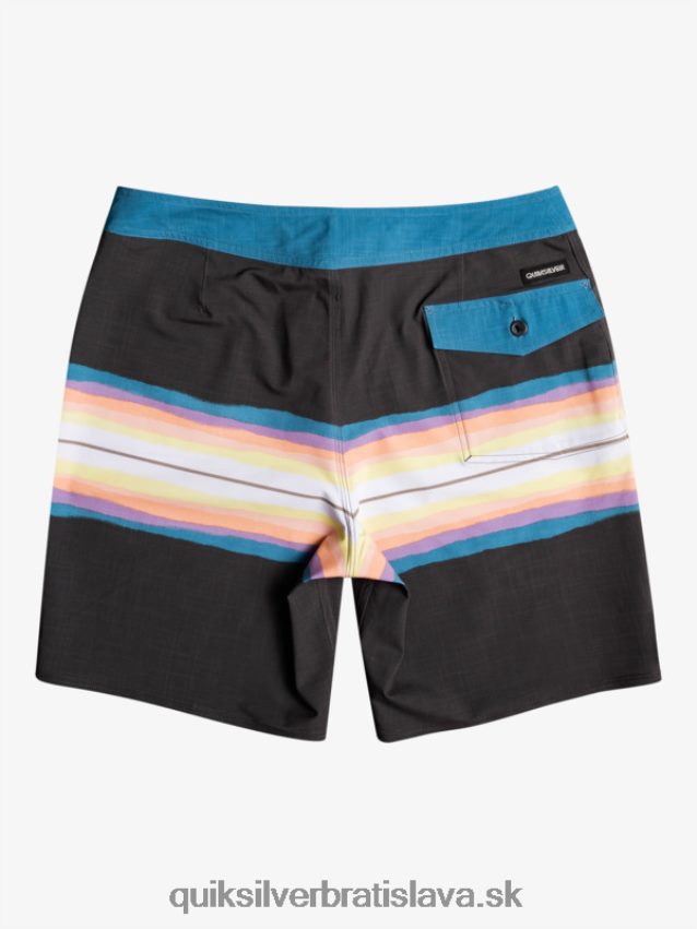 surfsilk živicový odtieň 19 boardshorts Quiksilver muži B80HXR1446 asfaltka