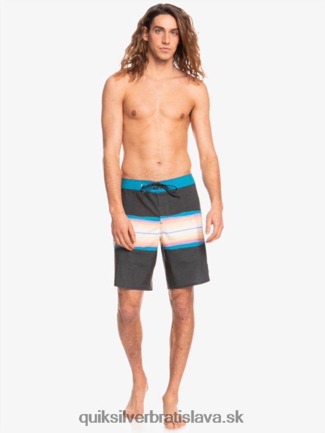 surfsilk živicový odtieň 19 boardshorts Quiksilver muži B80HXR1446 asfaltka