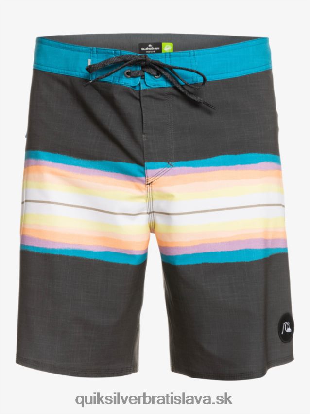 surfsilk živicový odtieň 19 boardshorts Quiksilver muži B80HXR1446 asfaltka