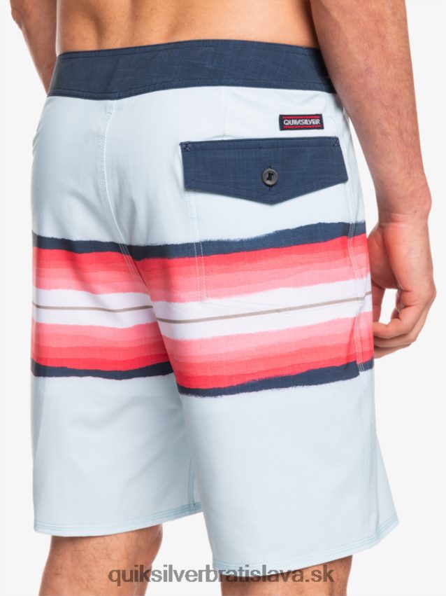 surfsilk živicový odtieň 19 boardshorts Quiksilver muži B80HXR1447 modrá šedá