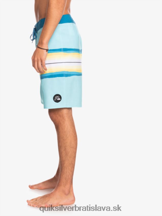 surfsilk živicový odtieň 19 boardshorts Quiksilver muži B80HXR1448 anjelská modrá