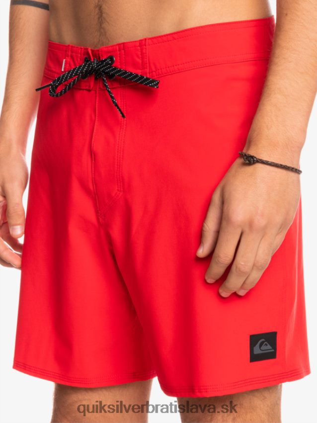 surfsilk kaimana 16 boardshorts Quiksilver muži B80HXR337 vysoko riziková červená