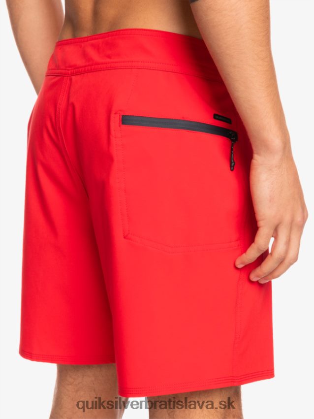 surfsilk kaimana 16 boardshorts Quiksilver muži B80HXR337 vysoko riziková červená