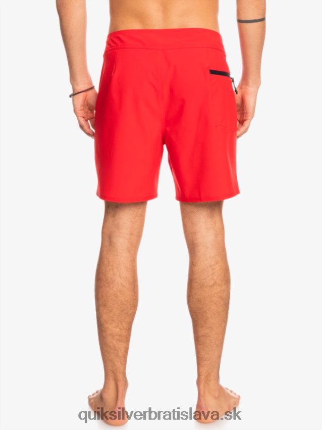 surfsilk kaimana 16 boardshorts Quiksilver muži B80HXR337 vysoko riziková červená