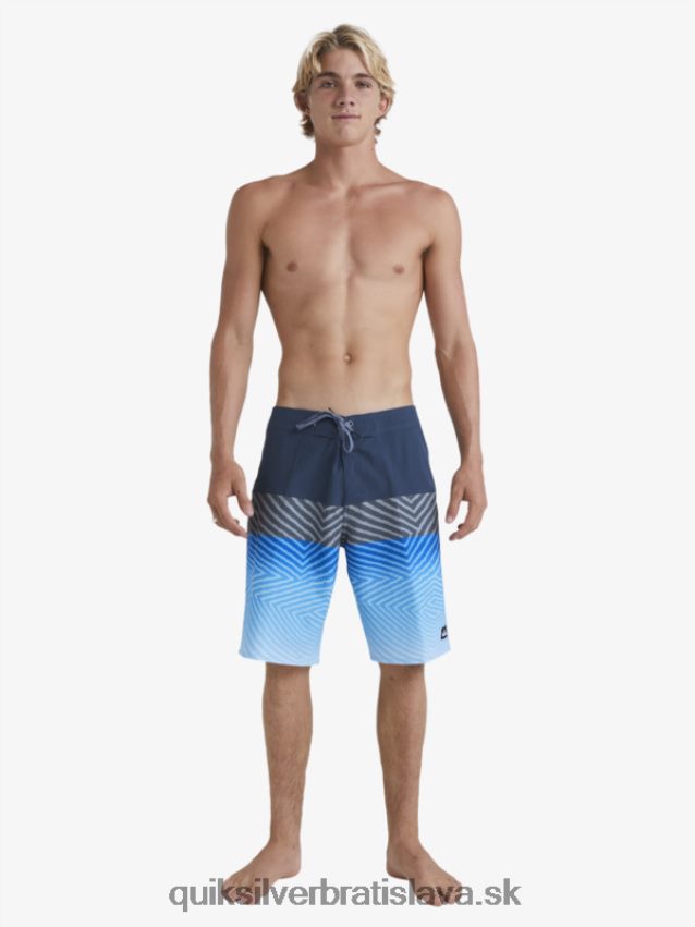 surfsilk panel 20 boardshorts Quiksilver muži B80HXR128 polnočné námorníctvo
