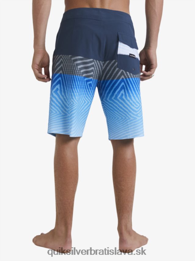 surfsilk panel 20 boardshorts Quiksilver muži B80HXR128 polnočné námorníctvo