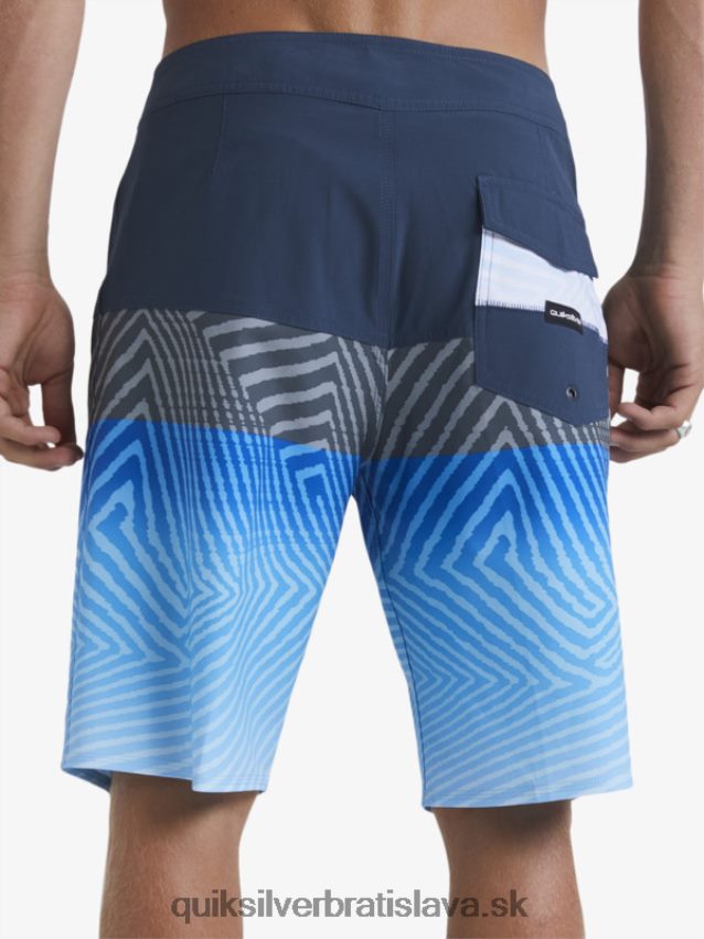 surfsilk panel 20 boardshorts Quiksilver muži B80HXR128 polnočné námorníctvo