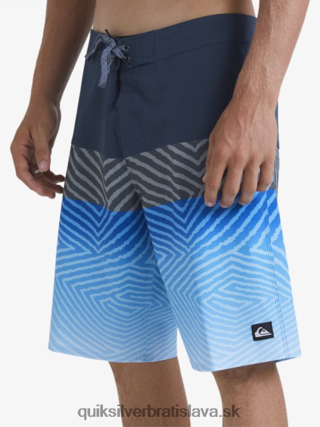 surfsilk panel 20 boardshorts Quiksilver muži B80HXR128 polnočné námorníctvo