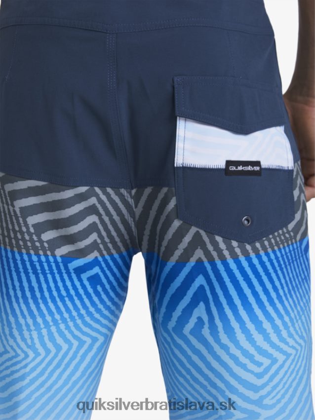 surfsilk panel 20 boardshorts Quiksilver muži B80HXR128 polnočné námorníctvo