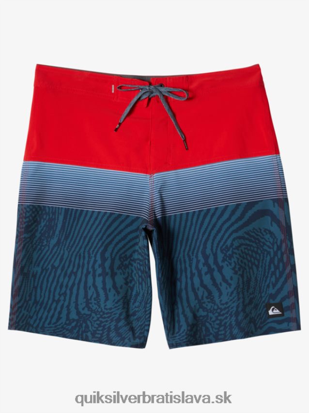 surfsilk panel 20 boardshorts Quiksilver muži B80HXR132 vysoko riziková červená