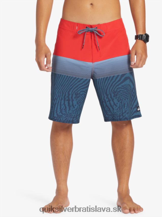 surfsilk panel 20 boardshorts Quiksilver muži B80HXR132 vysoko riziková červená