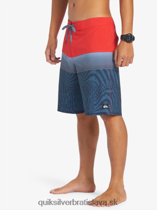 surfsilk panel 20 boardshorts Quiksilver muži B80HXR132 vysoko riziková červená
