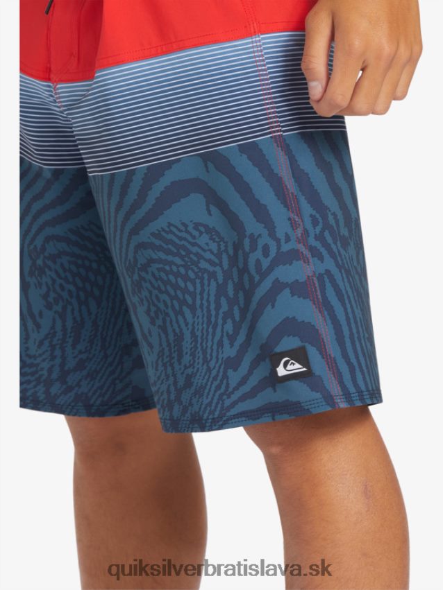 surfsilk panel 20 boardshorts Quiksilver muži B80HXR132 vysoko riziková červená