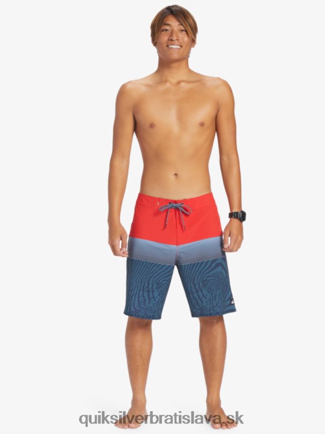 surfsilk panel 20 boardshorts Quiksilver muži B80HXR132 vysoko riziková červená