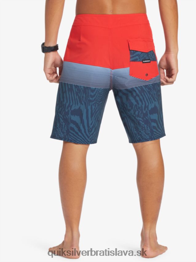 surfsilk panel 20 boardshorts Quiksilver muži B80HXR132 vysoko riziková červená