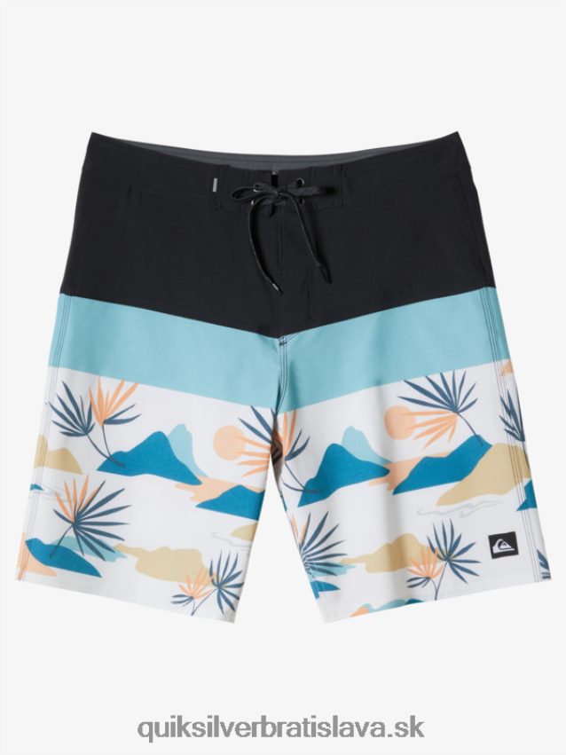 surfsilk panel 20 boardshorts Quiksilver muži B80HXR133 železná brána