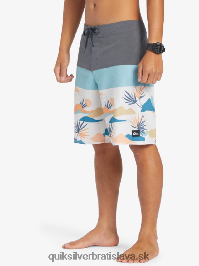 surfsilk panel 20 boardshorts Quiksilver muži B80HXR133 železná brána