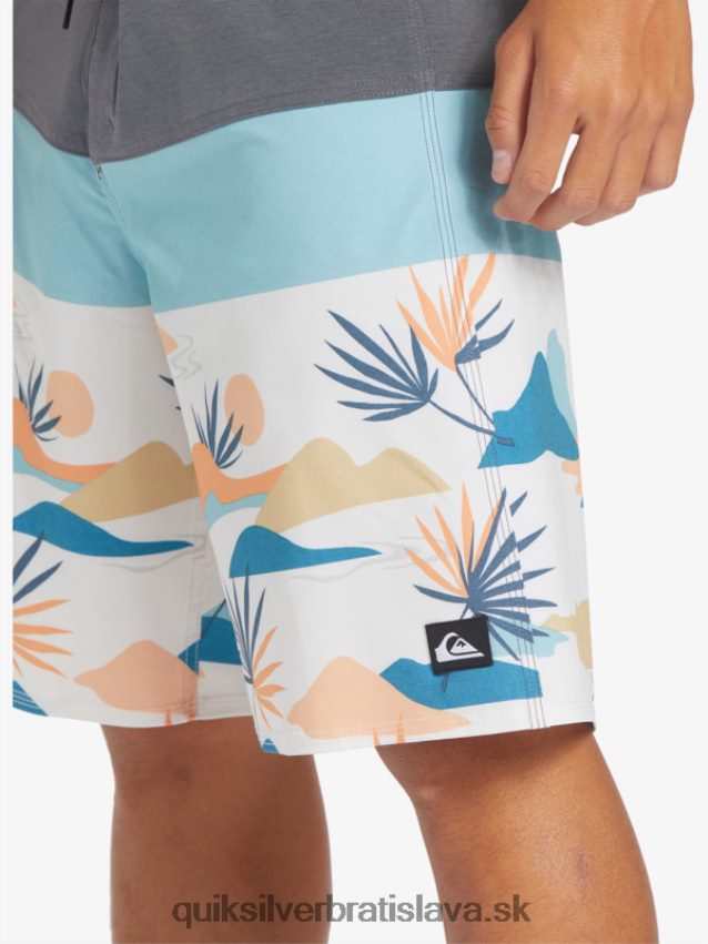 surfsilk panel 20 boardshorts Quiksilver muži B80HXR133 železná brána